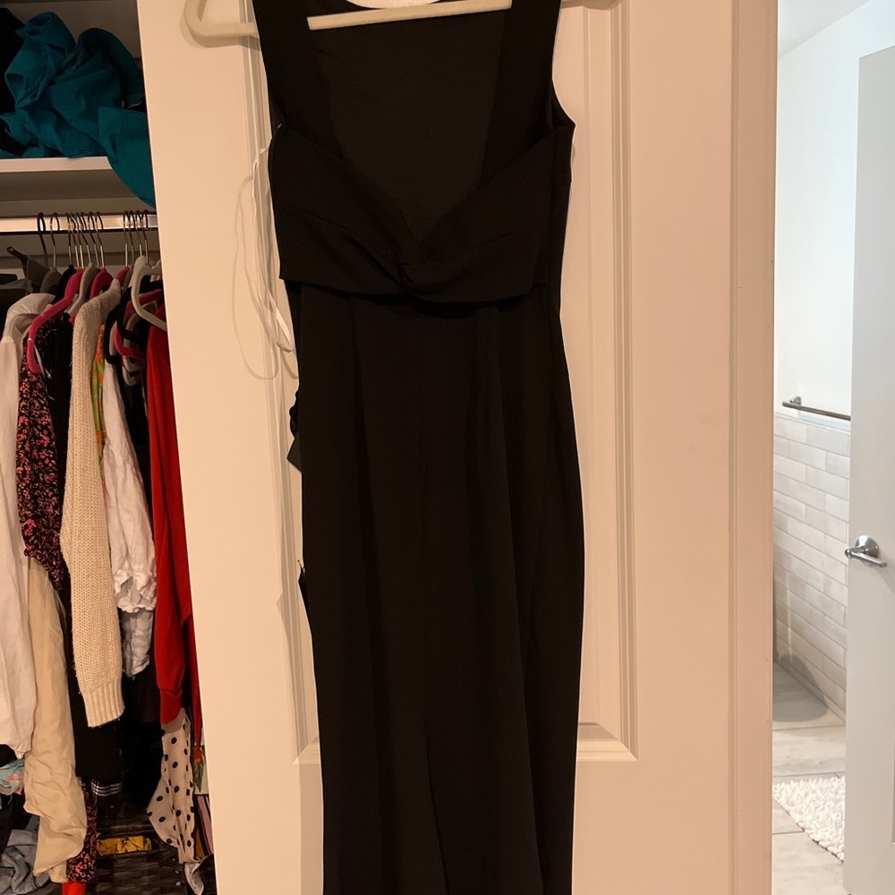 Love in your eyes black knotted mermaid dress NWT